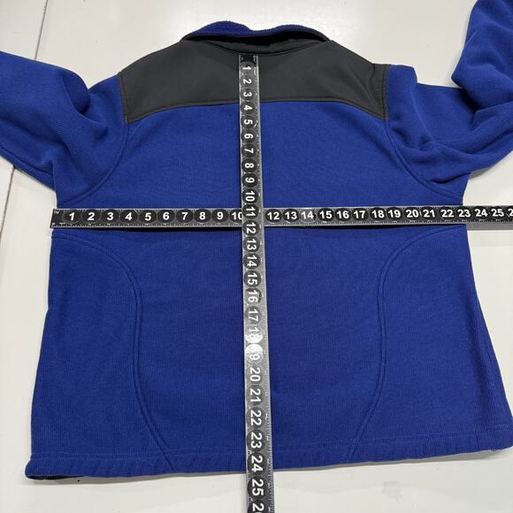 LL Bean Jacket Womens Large Blue Polartec Windpro Fleece Full Zip Hiking Outdoor - Picture 3 of 13